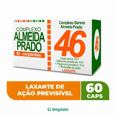 Complexo Homeopático Senna 46 Almeida Prado 60 comprimidos