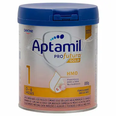 Fórmula Infantil Aptamil Profutura 1 Gold Danone 0 a 6 meses 800g