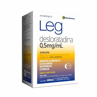 Leg Desloratadina 0,5mg/ml Xarope 60ml