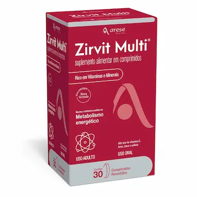 Polivitamínico Zirvit Multi 30 comprimidos