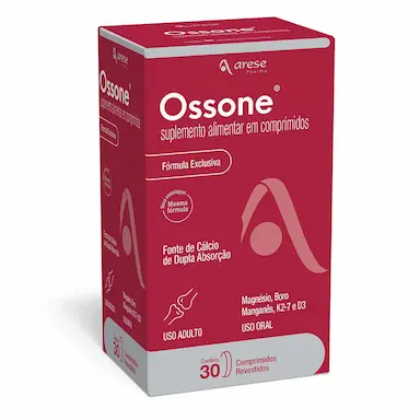 Cálcio + Vitaminas D e K Ossone 30 comprimidos