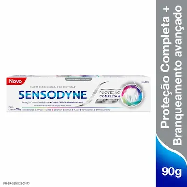 Creme Dental Sensodyne Proteção Completa + Ação Clareadora 90g