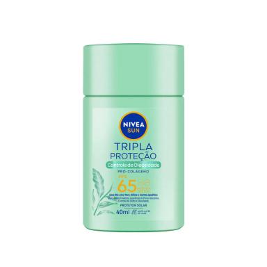 Protetor Solar Facial Tripla Proteção Controle de Oleosidade FPS 65 Nivea Sun Pele oleosa 40ml