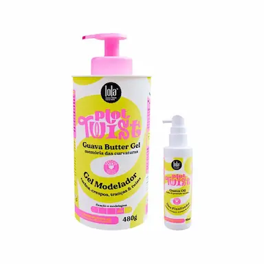 Kit Lola Cosmetics Plot Twist - Óleo Capilar 90ml e Gel Modelador 480g