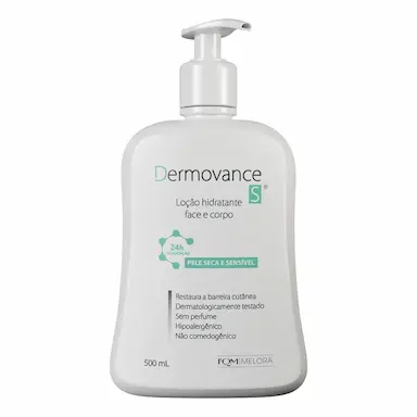 Loção Hidratante DermovanceS Rosto e Corpo Pele Seca e Sensível 500ml