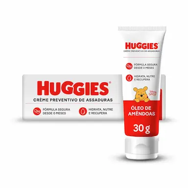 Creme Preventivo de Assaduras Huggies Supreme Care Óleo de Amêndoas 30g