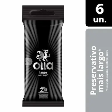 Camisinha Olla Large com 6 unidades