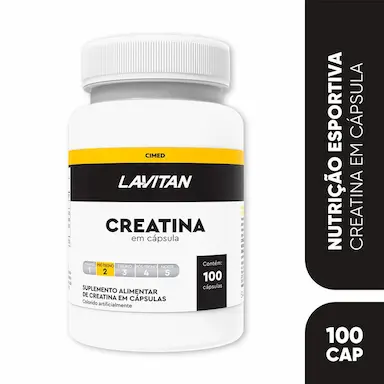 Creatina Lavitan 100 cápsulas