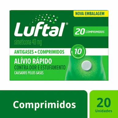 Luftal Simeticona 40mg 20 comprimidos