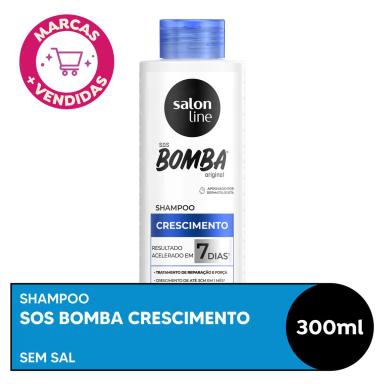 Shampoo Salon Line S.O.S Bomba Original 300ml