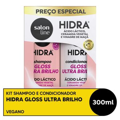Kit Salon Line Hidra Ceramidas Shampoo 300ml + Condicionador 300ml
