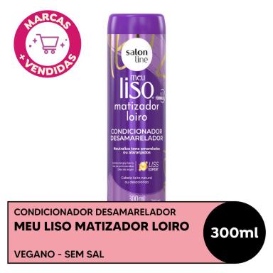 Condicionador Matizador Salon Line Meu Liso 300ml