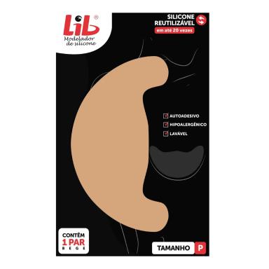 Modelador de Seios Lib Silicone Reutilizável Tamanho P com 1 par