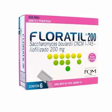 Probiótico Floratil 200mg 6 envelopes de 1g