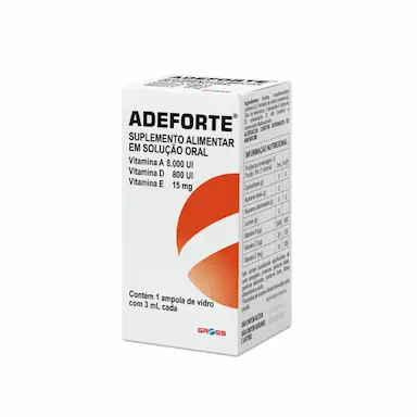 Polivitamínico Adeforte 8.000UI 1 ampola de 3ml