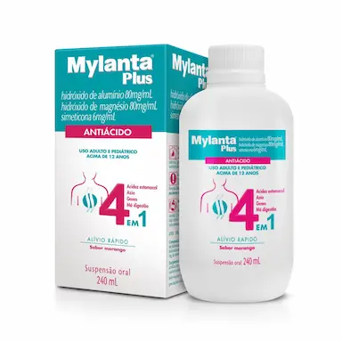 Mylanta Plus Sabor Morango Suspensão Oral 240ml