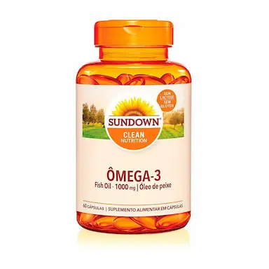 Ômega 3 Fish Oil 1000mg Sundown 60 cápsulas