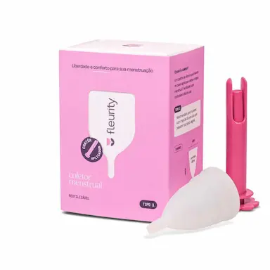 Coletor Menstrual Fleurity Tipo 1 Sem Pigmento com 1 unidade