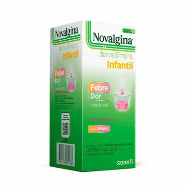 Novalgina Infantil Dipirona 50mg/ml Solução Oral 100ml + Copo Dosador