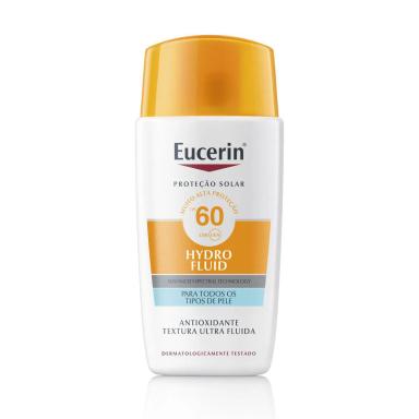 Protetor Solar Facial Fluido FPS 60 Eucerin Hydro Fluid 50ml