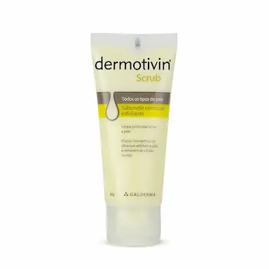 Sabonete Líquido Cremoso Esfoliante Dermotivin Scrub com 60g