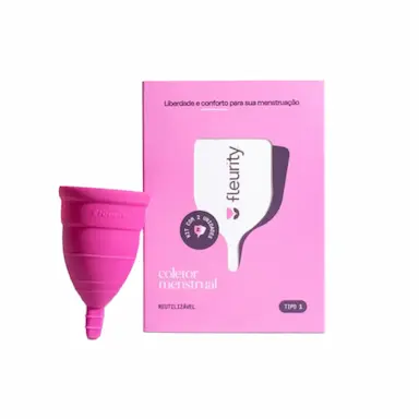 Coletor Menstrual Fleurity Tipo 2 Sem Pigmento com 1 unidade