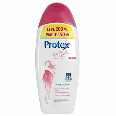 Sabonete Íntimo Líquido Protex Cuidado Íntimo Delicate Care 200ml