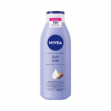 Hidratante Desodorante Nivea Soft Milk 200ml
