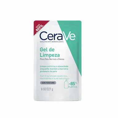 Refil Gel de Limpeza Facial CeraVe Pele Normal a Oleosa 227g