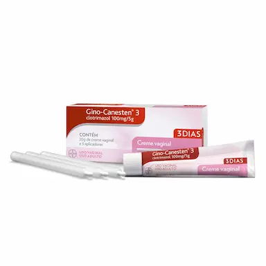 Gino-Canesten Creme Vaginal 100mg/5g 20g + 3 aplicadores