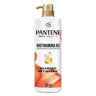 Shampoo Antiqueda Pantene Pro-V Miracles Biotinamina B3 Antiqueda & Nutrição 510ml