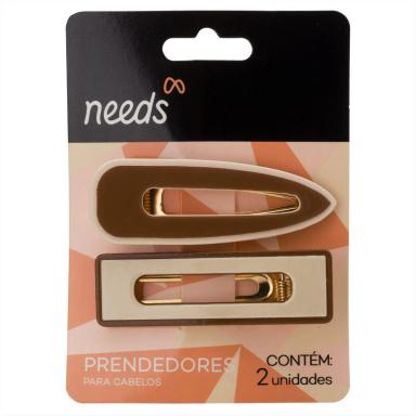 Prendedor de Cabelo Needs Cores Sortidas 2 unidades