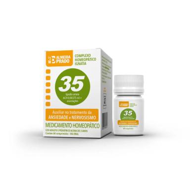 Complexo Homeopático Ignatia Almeida Prado n° 35 com 60 comprimidos