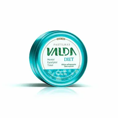 Pastilha Valda Diet Lata 50g