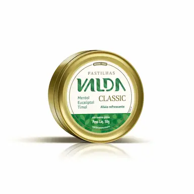 Pastilha Valda Classic Lata 50g