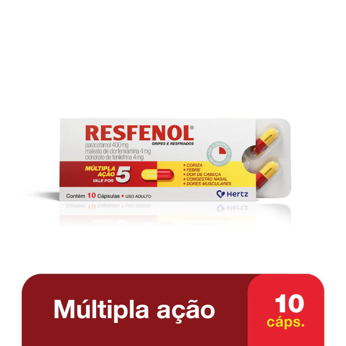Resfenol 10 cápsulas