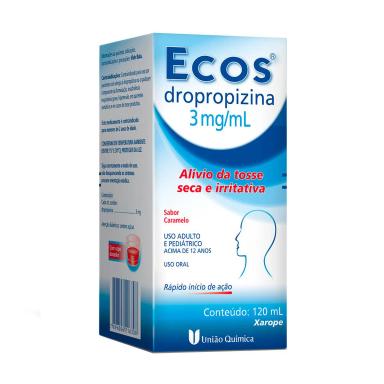 Ecos Dropropizina 3mg/ml Xarope Sabor Caramelo 120ml