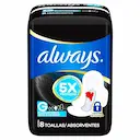 Absorvente Always Noturno Seca G com Abas com 8 unidades