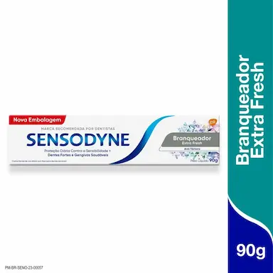 Creme Dental Sensodyne Branqueador Extra Fresh Antitártaro 90g