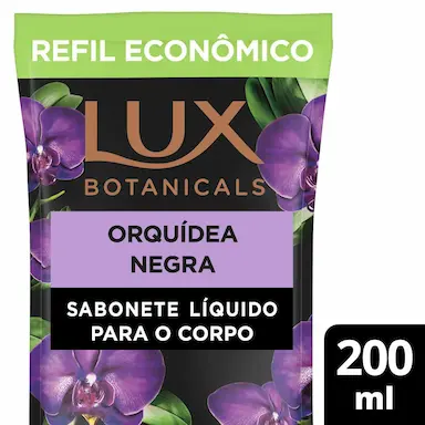 Sabonete Líquido Lux Botanicals Orquídea Negra Refil com 200ml