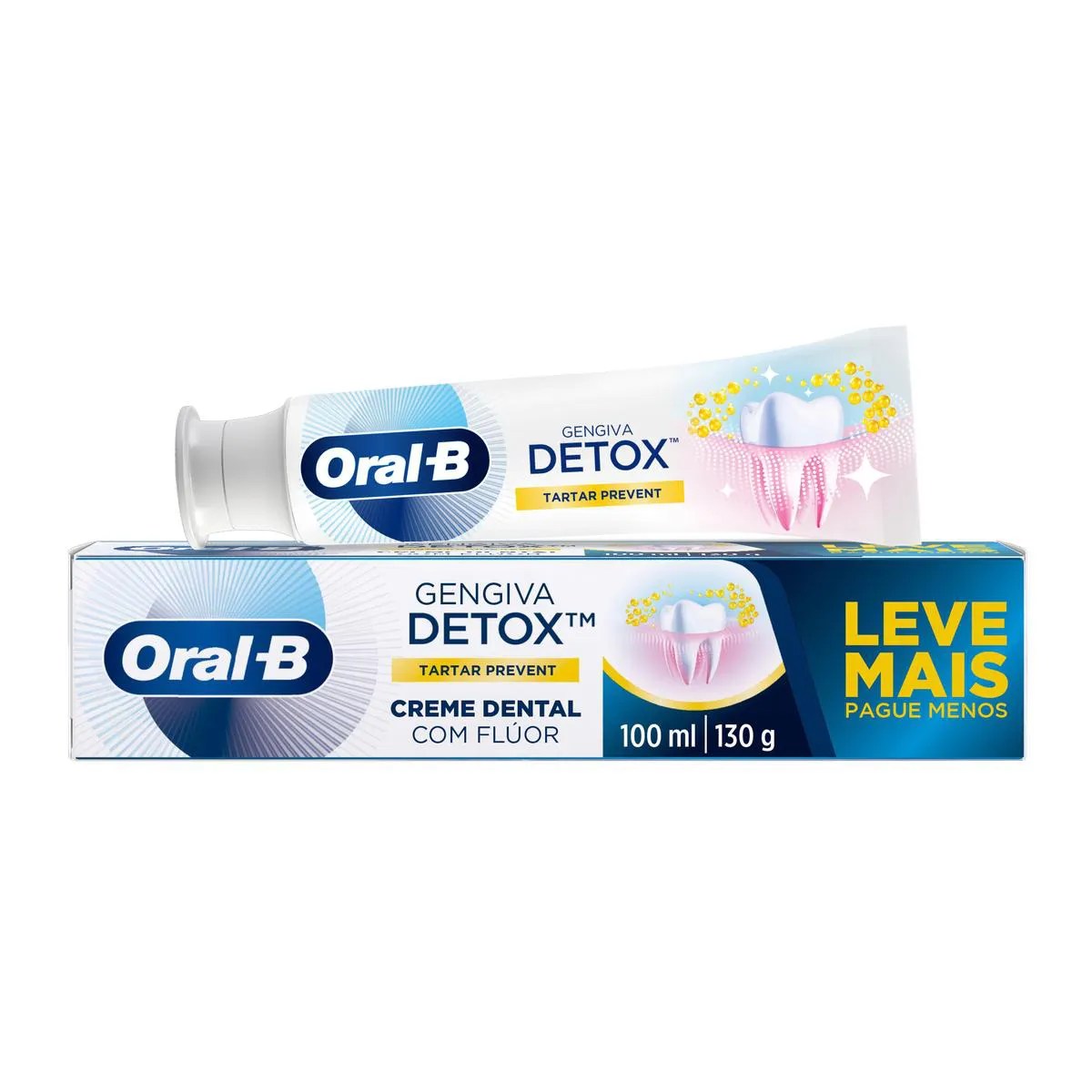 Creme Dental Oral-B Gengiva Detox Antitártaro 130g
