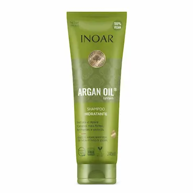 Shampoo Inoar Argan Oil System Hidratação Bisnaga 240ml