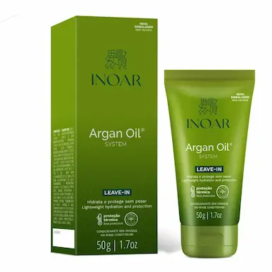Leave in Inoar Argan Oil System Todos os Tipos de Cabelos 50g