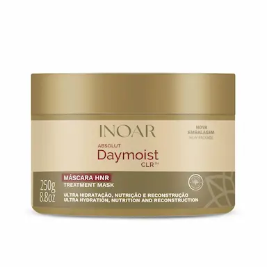 Máscara de Reparação Cabelo Danificado Inoar Absolut Daymoist CLR 250ml