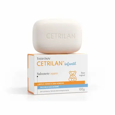 Sabonete em Barra Suave Cetrilan Infantil com 100g