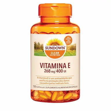 Vitamina E Sundown 400UI 100 cápsulas