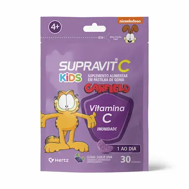 Vitamina C Supra C Kids Uva Infantil 30 Gomas