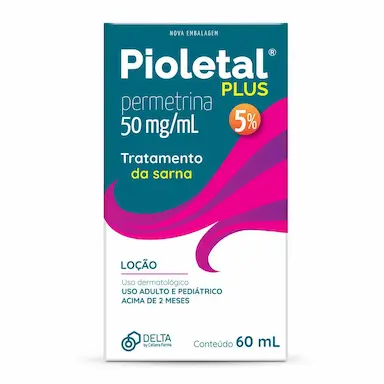 Pioletal Plus 50mg/ml Loção 60ml