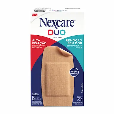 Curativo Nexcare Duo Joelho & Cotovelo 6 unidades