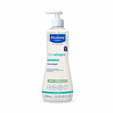 Gel Lavante Mustela Stelatopia Pele Seca e Extemamente Ressecada 500ml